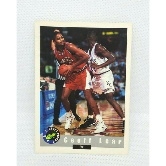 Geoff Lear 1992 Classic Draft Picks Basketball Card - Picture 1 of 6